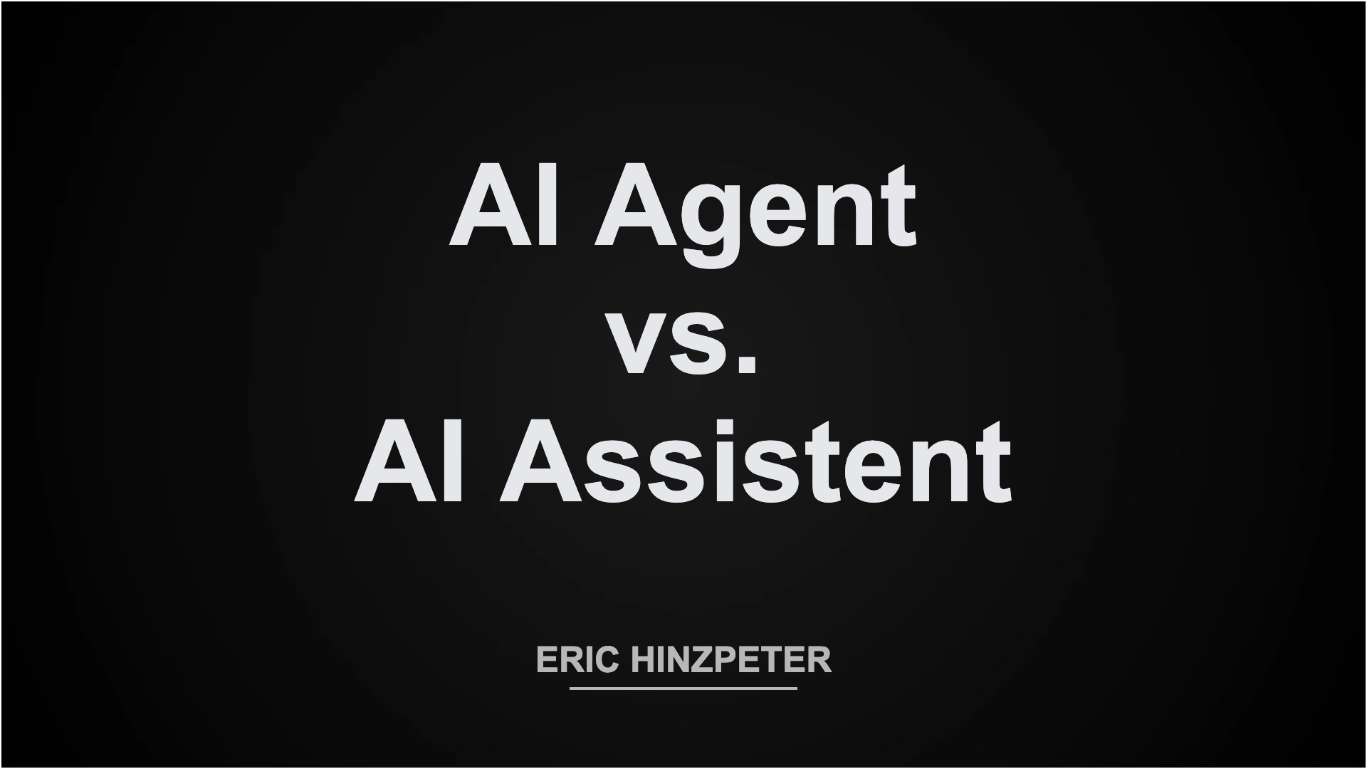 AI Agent vs AI Assistent