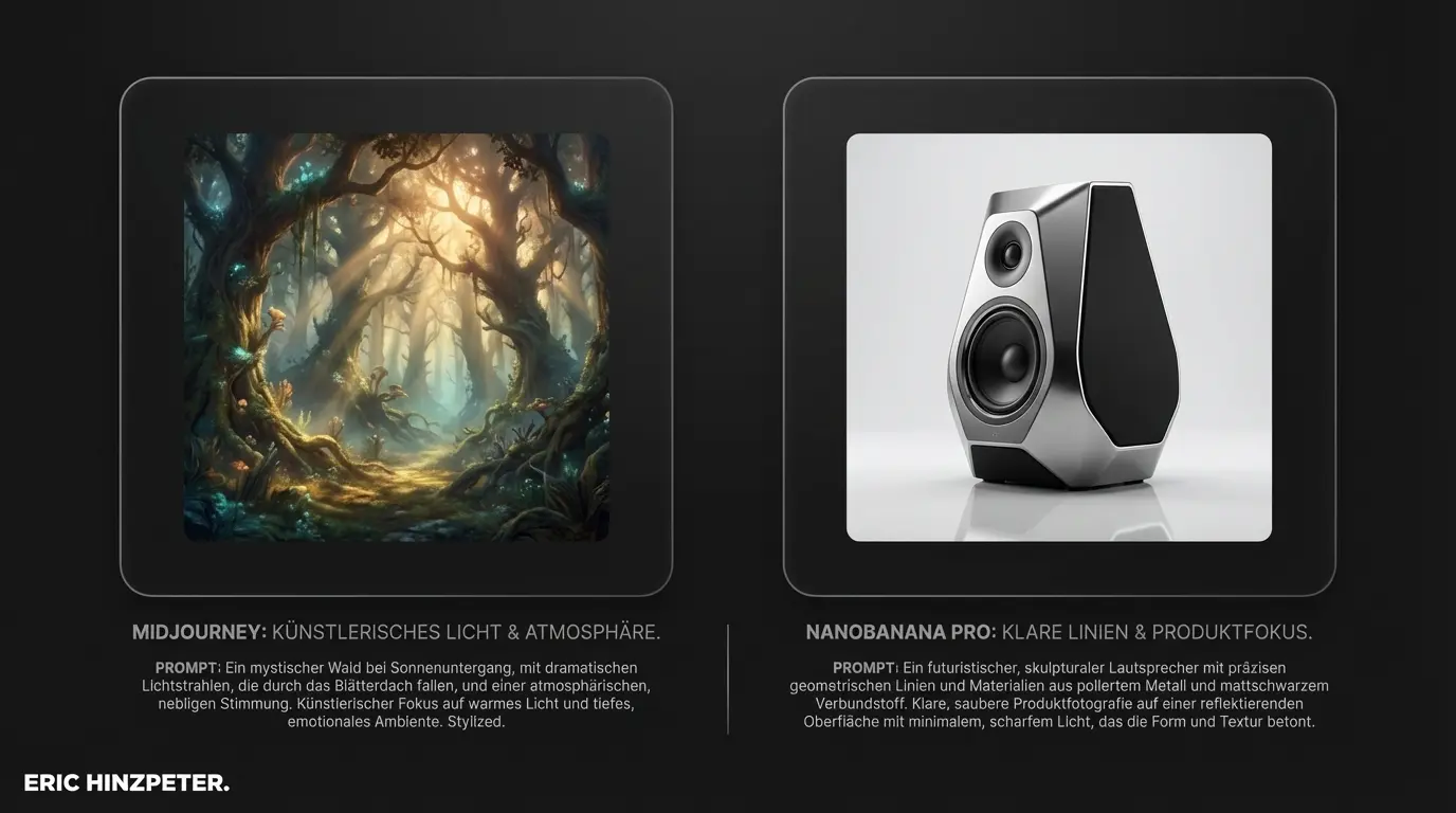 midjourney vs nanobanana vergleich