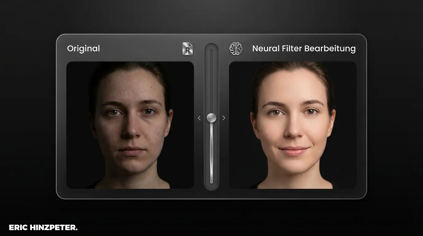 neural filters portrait vorher nachher