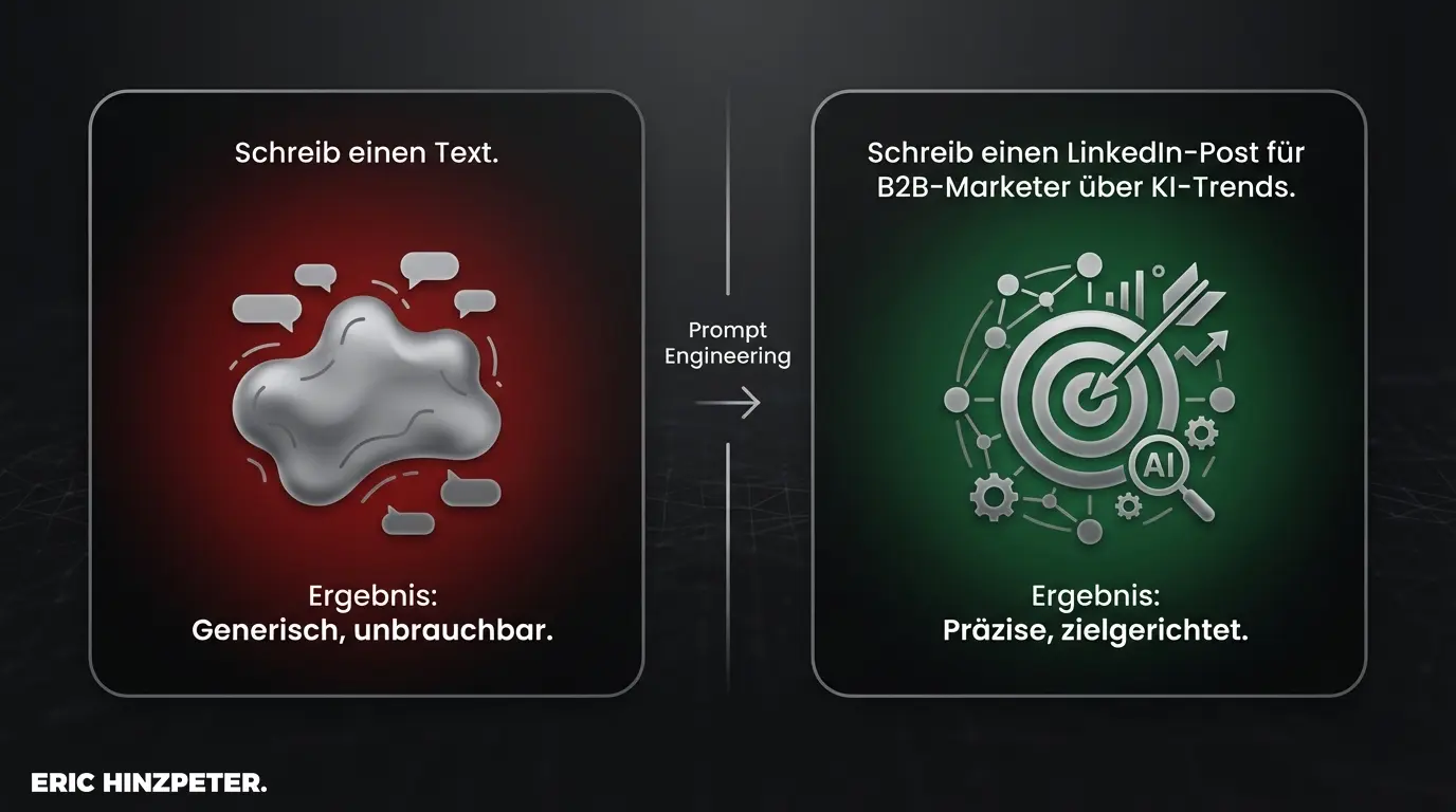 Prompt 2 vergleich schlechter guter prompt