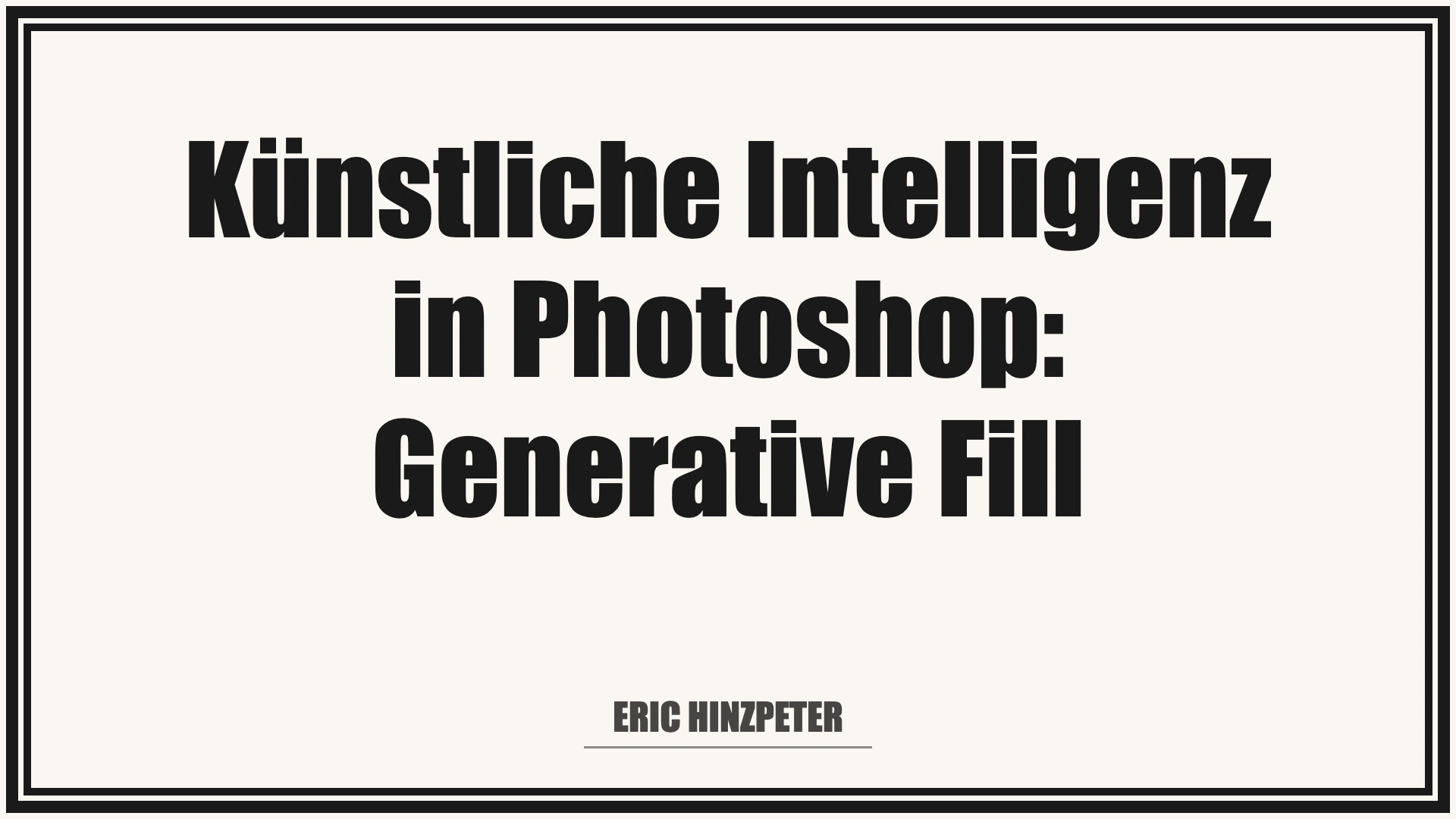 Künstliche Intelligenz in Photoshop: Generative Fill 17 Künstliche Intelligenz in Photoshop: Generative Fill