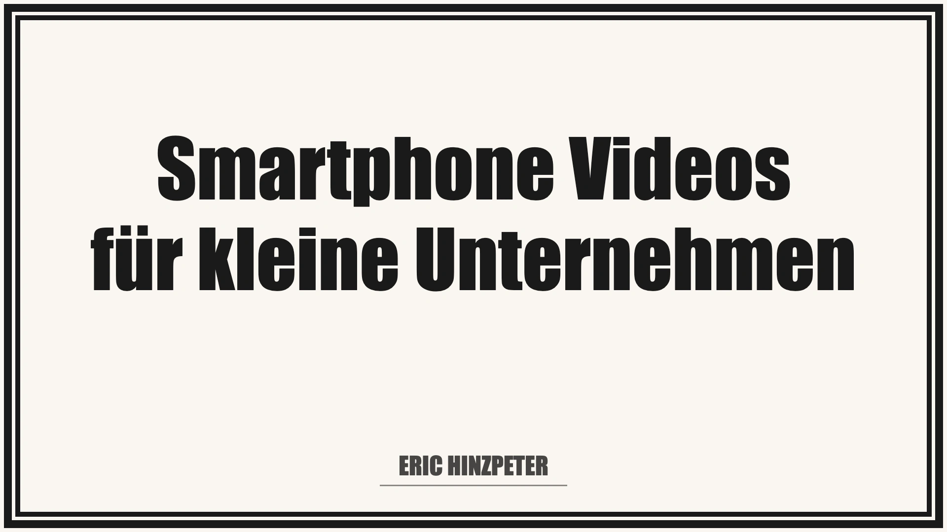 So erstellst du als kleines Unternehmen Smartphone Videos 16 So erstellst du als kleines Unternehmen Smartphone Videos