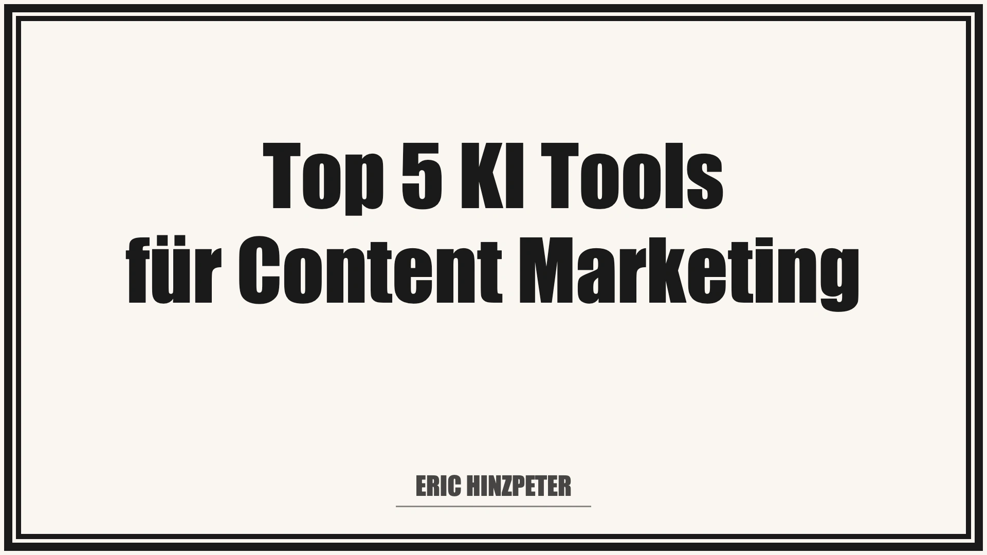 Top 5 KI Tools für Content Marketing 6 Top 5 KI Tools für Content Marketing