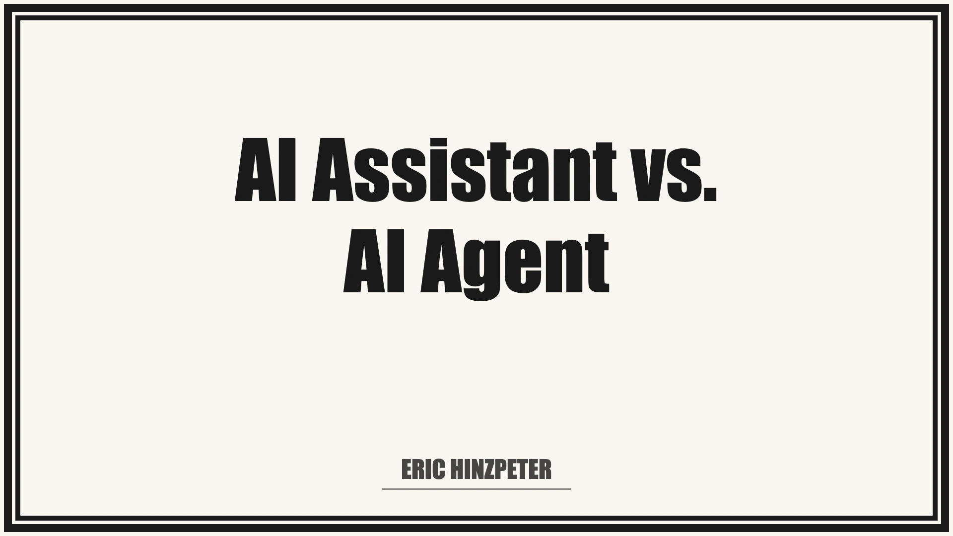 Was ist der Unterschied zwischen einem AI Assistant und AI Agent