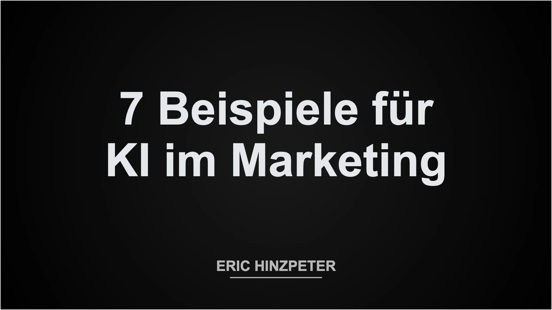 7 Beispiele für KI im Marketing