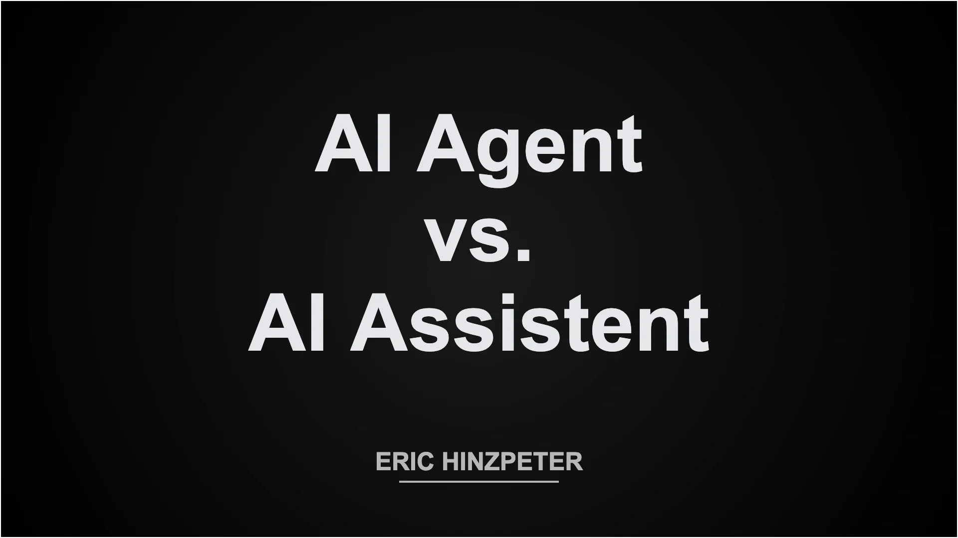 AI Agent vs AI Assistent